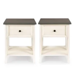 Set Of 2 Farmhouse Single Drawer V Frame Nightstands - Saracina Home 26 Set Of 2 Farmhouse Single Drawer V Frame Nightstands - Saracina Home -Home Furniture Shop GUEST 69c1cb7f c5f8 45c8 a09a c17d10dc02f9