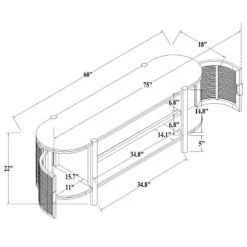 Portola Hills Caned Door TV Stand For TVs Up To 60" - Threshold™ Designed With Studio McGee -Home Furniture Shop GUEST 6a70e9c2 1448 487f a332 1f397d50b5ae