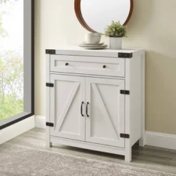 Clarabelle Rustic Farmhouse Barn Door Accent Cabinet - Saracina Home -Home Furniture Shop GUEST 6c103768 a54e 40a3 9506 75e3ec77e2f5