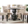 Buckley Round Dining Table White/Black - HOMES: Inside + Out -Home Furniture Shop GUEST 6df4e658 c09e 4cc5 8c05 364fba3e258d
