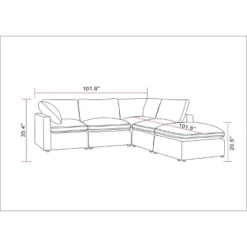 5pc Allandale Modular Sectional Sofa Set - Project 62™ 15 5pc Allandale Modular Sectional Sofa Set - Project 62™ -Home Furniture Shop GUEST 6fe5734f a99e 4188 b902 bcc9240740b5