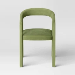 Lana Curved Back Upholstered Dining Chair Olive Green Velvet - Threshold™ -Home Furniture Shop GUEST 718af06f 9d96 42aa a067 2e2ad58efde4