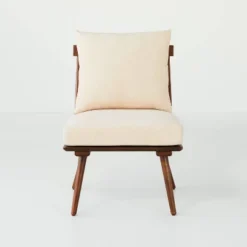 Spindle Back Accent Chair With Cushions Brown/Cream - Hearth & Hand™ With Magnolia 10 Spindle Back Accent Chair With Cushions Brown/Cream - Hearth & Hand™ With Magnolia -Home Furniture Shop GUEST 73f76910 42de 4f93 b7f9 c4d237cc0893