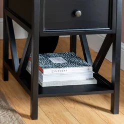 Set Of 2 Farmhouse Single Drawer V Frame Nightstands - Saracina Home 22 Set Of 2 Farmhouse Single Drawer V Frame Nightstands - Saracina Home -Home Furniture Shop GUEST 7687c127 6673 4260 bfa9 5a4f32541fed