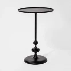 Londonberry Turned Metal Accent Table Black - Threshold 20 Londonberry Turned Metal Accent Table Black - Threshold -Home Furniture Shop GUEST 78009dd0 dddf 4ac6 a4fc d2665f9d9972