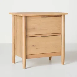 2-Drawer Wood Nightstand - Hearth & Hand™ With Magnolia -Home Furniture Shop GUEST 7813b1a6 6873 41ca b140 736925a181e7