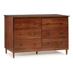 Stiva Classic Mid-Century Modern Horizontal 6 Drawer Dresser - Saracina Home -Home Furniture Shop GUEST 78791d89 6431 4350 b98b c4637b18a0d0
