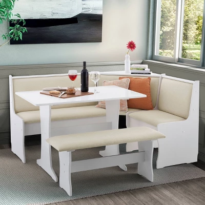 Penrose Storage Nook Dining Set - Linon 14 Penrose Storage Nook Dining Set - Linon - Image 12