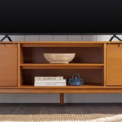 Solid Wood Mid-Century Modern TV Stand For TVs Up To 80" - Saracina Home 29 Solid Wood Mid-Century Modern TV Stand For TVs Up To 80" - Saracina Home -Home Furniture Shop GUEST 7b8f78dc b7ab 4f0a bbb2 79db23e31b3a