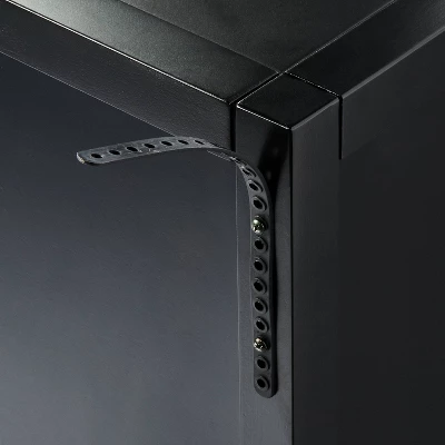 Springville 2 Door Decorative Storage Cabinet Black - Threshold™ Designed With Studio McGee 6 Springville 2 Door Decorative Storage Cabinet Black - Threshold™ Designed With Studio McGee - Image 4