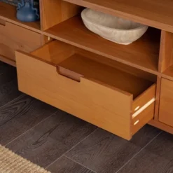 Cara 3 Drawer Mid-Century Modern 3 Drawer TV Stand For TVs Up To 80" - Saracina Home 20 Cara 3 Drawer Mid-Century Modern 3 Drawer TV Stand For TVs Up To 80" - Saracina Home -Home Furniture Shop GUEST 8201f05f 5099 4fe4 a629 d34231b717fb