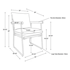 Cushioned Metal & Wood Accent Arm Chair - Cream/Black - Hearth & Hand™ With Magnolia -Home Furniture Shop GUEST 84c70339 8fe6 4d7e 9c25 b29cf77d6a96