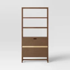 70.5" Warwick Storage Bookcase Brown - Threshold™ -Home Furniture Shop GUEST 85980270 0fc8 4a5b ba6e e66fa9ae95c9