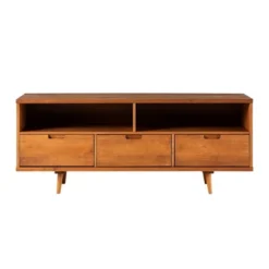 Cara Mid-Century Modern 3 Drawer TV Stand For TVs Up To 65" - Saracina Home 22 Cara Mid-Century Modern 3 Drawer TV Stand For TVs Up To 65" - Saracina Home -Home Furniture Shop GUEST 87524f37 2651 4447 96bf a88ecb7b7777