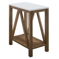 Taylen A Frame Farmhouse Open Storage Side Table - Saracina Home 17 Taylen A Frame Farmhouse Open Storage Side Table - Saracina Home -Home Furniture Shop GUEST 8a56e050 18a3 4e19 8714 e5ed52064b38