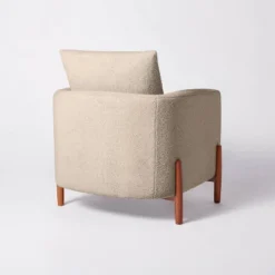 Elroy Faux Shearling Accent Chair With Wood Legs - Threshold™ Designed With Studio McGee 16 Elroy Faux Shearling Accent Chair With Wood Legs - Threshold™ Designed With Studio McGee -Home Furniture Shop GUEST 9253b8cf 4e11 4a1b aeb0 11fec1e0f29d