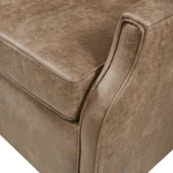 Glaser Faux Leather Swivel Chair Brown - Madison Park 15 Glaser Faux Leather Swivel Chair Brown - Madison Park -Home Furniture Shop GUEST 92c1f2c5 cf89 4793 80ef f7b93b389957