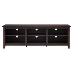 Transitional 6 Cubby Wood Open Storage Wood TV Stand For TVs Up To 80"- Saracina Home 26 Transitional 6 Cubby Wood Open Storage Wood TV Stand For TVs Up To 80"- Saracina Home -Home Furniture Shop GUEST 92fe5691 6d10 45aa a903 60b396346c9f