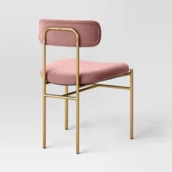Orion Luxe Dining Chair With Brass Legs Blush Velvet - Threshold™ 8 Orion Luxe Dining Chair With Brass Legs Blush Velvet - Threshold™ -Home Furniture Shop GUEST 95e896b0 31de 452f 9f0c 7e8bf7ba7238