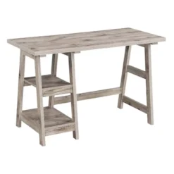 Designs2Go Trestle Desk With Shelves - Breighton Home -Home Furniture Shop GUEST 977bcb00 67e6 47e7 b6a3 d0e62bd351d6