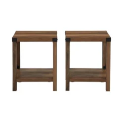 Set Of 2 Sophie Rustic Farmhouse X Frame Side Tables - Saracina Home -Home Furniture Shop GUEST 97d1aae4 b5cf 4310 ae80 df5ce5fb7d85