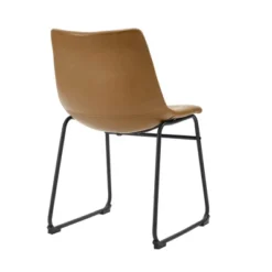 Set Of 2 Laslo Modern Upholstered Faux Leather Dining Chairs - Saracina Home -Home Furniture Shop GUEST 9c08c6e5 09f4 403a 844a a5fe7811db86