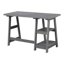 Designs2Go Trestle Desk With Shelves - Breighton Home -Home Furniture Shop GUEST 9cad49bd 83b7 4f83 bd99 ae6bd6f52dd4