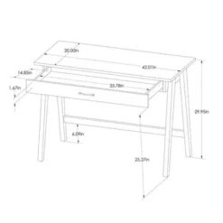 Paulo Wood Writing Desk With Drawer - Threshold™ -Home Furniture Shop GUEST a3818299 8a65 473a bf93 e5c5d6e1b99b