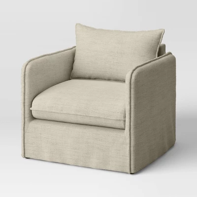 Berea Slouchy Lounge Chair With French Seams - Threshold™ 8 Berea Slouchy Lounge Chair With French Seams - Threshold™ - Image 6