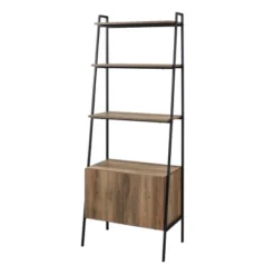 72" Open Shelf And Closed Storage Cabinet Ladder Bookcase - Saracina Home 22 72" Open Shelf And Closed Storage Cabinet Ladder Bookcase - Saracina Home -Home Furniture Shop GUEST a549211b d335 42ba adc5 7d826ec271f5