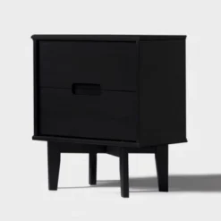 Mid-Century Modern Wood Nightstand - Saracina Home -Home Furniture Shop GUEST ac2c7f4e acf2 4034 9a9b 9e38eef4eb3f