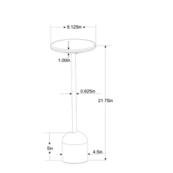 Marble Top Drink Side Table - Brass/White - Hearth & Hand™ With Magnolia -Home Furniture Shop GUEST ae4318a5 b344 4c26 bac4 a7044e6cc4c2