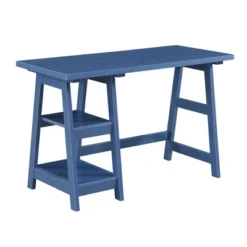 Designs2Go Trestle Desk With Shelves - Breighton Home -Home Furniture Shop GUEST ae99fa3d b1bb 4f8b adb7 cdefd1a7b494