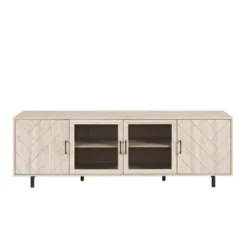 Vik Modern Boho 4 Door Herringbone TV Stand For TVs Up To 80" - Saracina Home 13 Vik Modern Boho 4 Door Herringbone TV Stand For TVs Up To 80" - Saracina Home -Home Furniture Shop GUEST b08db226 d2f4 4b00 92c0 9188cbaee310
