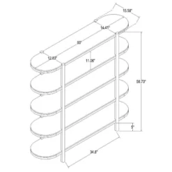 57" Portola Hills 5 Shelf Horizontal Bookcase - Threshold™ Designed With Studio McGee -Home Furniture Shop GUEST b0ffd2cc a3d5 4cfa 8018 6df7d8fb0ee4