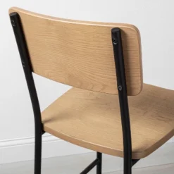 Wood & Steel Counter Stool -Natural/Black - Hearth & Hand™ With Magnolia -Home Furniture Shop GUEST b498780f acb6 439a 8075 5ebbe2789791