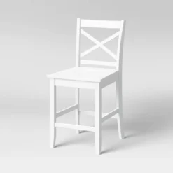 Carey 24" Counter Height Barstool - White - Threshold™ -Home Furniture Shop GUEST b4a0b436 9a9d 4ab9 afe2 65a0f82a04ff
