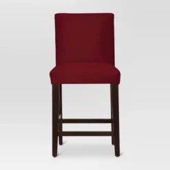 25" Velvet Parsons Counter Height Barstool Wood - Threshold™ -Home Furniture Shop GUEST b539eeaa 1ae4 48fe 875e 083e930b8dc6