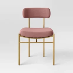Orion Luxe Dining Chair With Brass Legs Blush Velvet - Threshold™ 7 Orion Luxe Dining Chair With Brass Legs Blush Velvet - Threshold™ -Home Furniture Shop GUEST b6e3bdf7 53ea 444b 9c44 2ef4224250bc