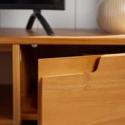 Solid Wood Mid-Century Modern TV Stand For TVs Up To 80" - Saracina Home 24 Solid Wood Mid-Century Modern TV Stand For TVs Up To 80" - Saracina Home -Home Furniture Shop GUEST b78e54f7 947a 4b3c 9e8b b3b9f13c7373