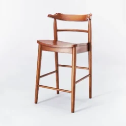Kaysville Curved Back Wood Counter Height Barstool - Threshold™ Designed With Studio McGee -Home Furniture Shop GUEST baa82fbe ac12 4c2a 9ae3 99bba3e5e2ba