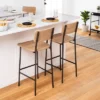 Wood & Steel Bar Stool - Natural/Black - Hearth & Hand™ With Magnolia -Home Furniture Shop GUEST bd1a7971 cbb7 457c a7dd 09a043f0655a