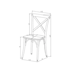 Set Of 2 Malden French Bistro Dining Chair Black - Threshold™ -Home Furniture Shop GUEST be93dcf6 6a27 4d9e 83a8 3927be01d462