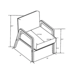 Upholstered Wood Framed Accent Arm Chair - Hearth & Hand™ With Magnolia 19 Upholstered Wood Framed Accent Arm Chair - Hearth & Hand™ With Magnolia -Home Furniture Shop GUEST c03e3009 dba3 4cc5 b876 4cc51b19cd37