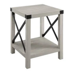 Sophie Rustic Industrial X Frame Side Table - Saracina Home -Home Furniture Shop GUEST c1125711 7889 4b84 9fa5 0ca14c668343