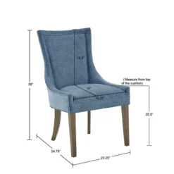 2pk Ultra Dining Side Chairs Blue - Madison Park -Home Furniture Shop GUEST c1b06bec e5f4 429b 8b01 94b0d59e1a96