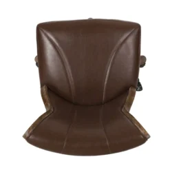 Coulee Contemporary Upholstered Roll Back Swivel Office Chair Dark Brown/Natural - Christopher Knight Home 19 Coulee Contemporary Upholstered Roll Back Swivel Office Chair Dark Brown/Natural - Christopher Knight Home -Home Furniture Shop GUEST cde464c5 a7c1 4286 b7d3 7ef3ea6e959c