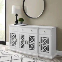 Selma Transitional 3 Tiered Ornate Fretwork Door Sideboard - Saracina Home -Home Furniture Shop GUEST cdf6c707 00c3 48fa a445 4ef1444609de