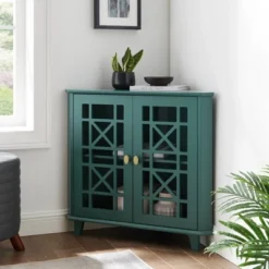 2 Door Corner Accent Cabinet With Fretwork Doors - Saracina Home 24 2 Door Corner Accent Cabinet With Fretwork Doors - Saracina Home -Home Furniture Shop GUEST cfceebbb fbd4 44ae b375 5b6a98a22a32