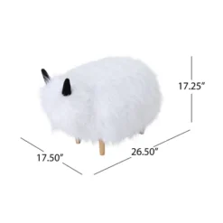 Levi Furry Yak Ottoman - Christopher Knight Home 15 Levi Furry Yak Ottoman - Christopher Knight Home -Home Furniture Shop GUEST cff58445 f91a 4324 a773 dc3d611540a2